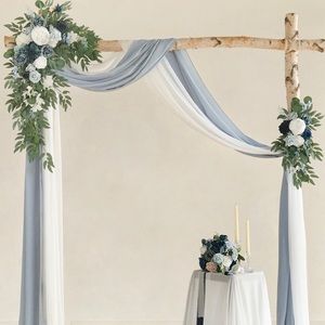 Ling’s Moment Dusty Blue Arbor Decor